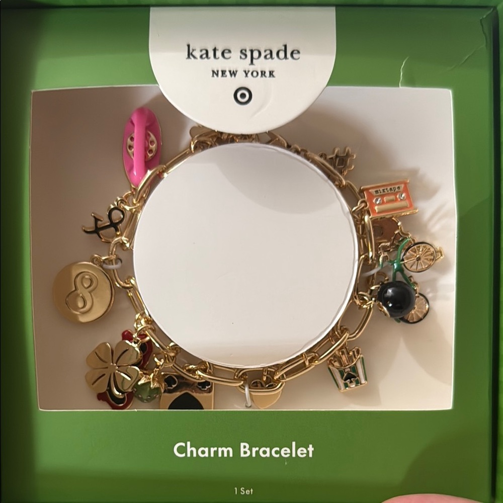 Kate Spade Gold Whimsical Charm Bracelet